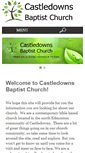 Mobile Screenshot of castledownsbaptist.com